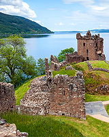 Urquhart Castle overlooking Loch Ness