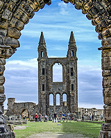 See the ruins of its cathedral in St. Andrews