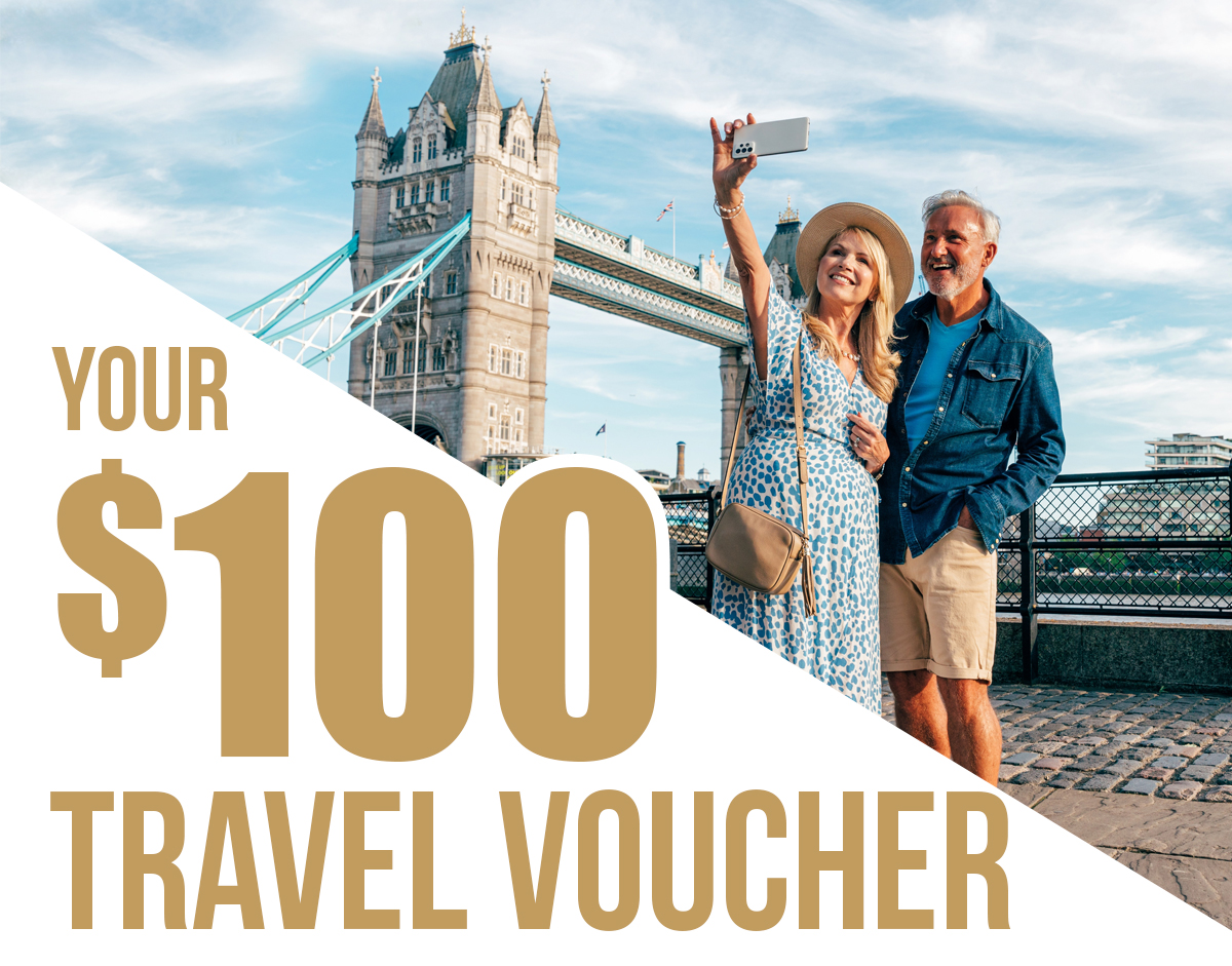 Your $100 Travel Voucher