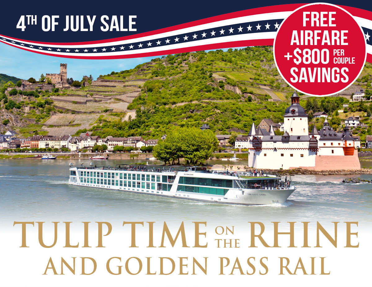 Tulip Time on the Rhine and Golden Pass Rail