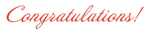 Congratulations!