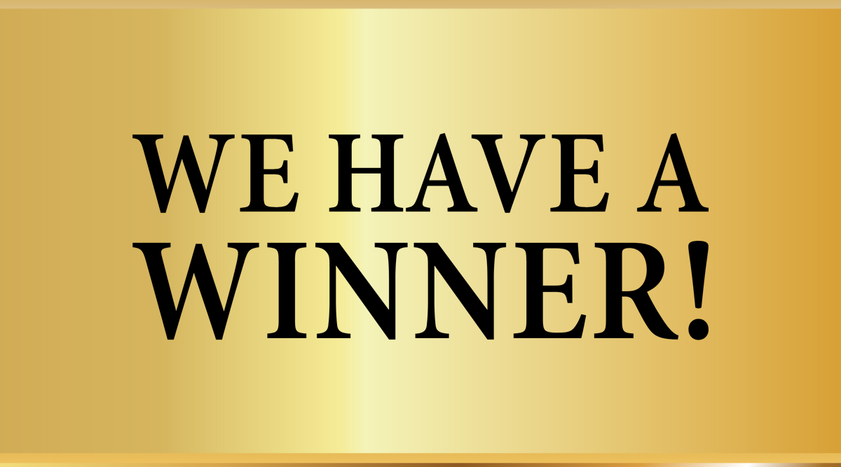 We Have A Winner!
