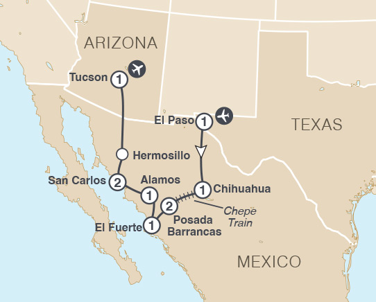 historic mexico map