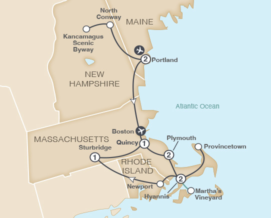 2025 new england cape cod map