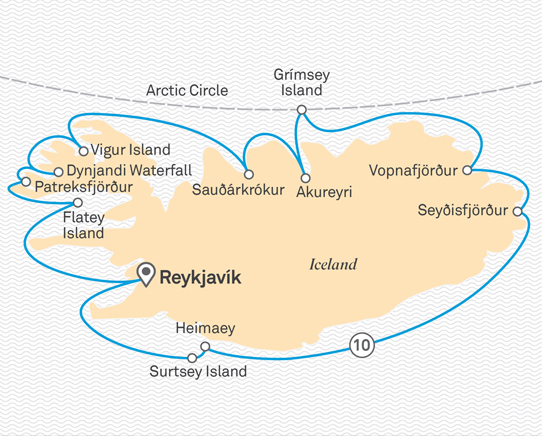 Circumnavigating Iceland & Crossing the Arctic Circle
