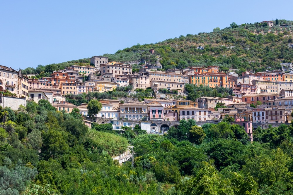 Hills over Civitavecchia