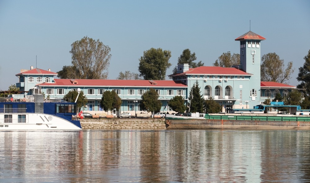 Danube port in Giuriu for Bucharest