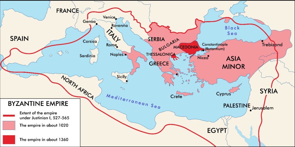 Byzantine Empire Framed